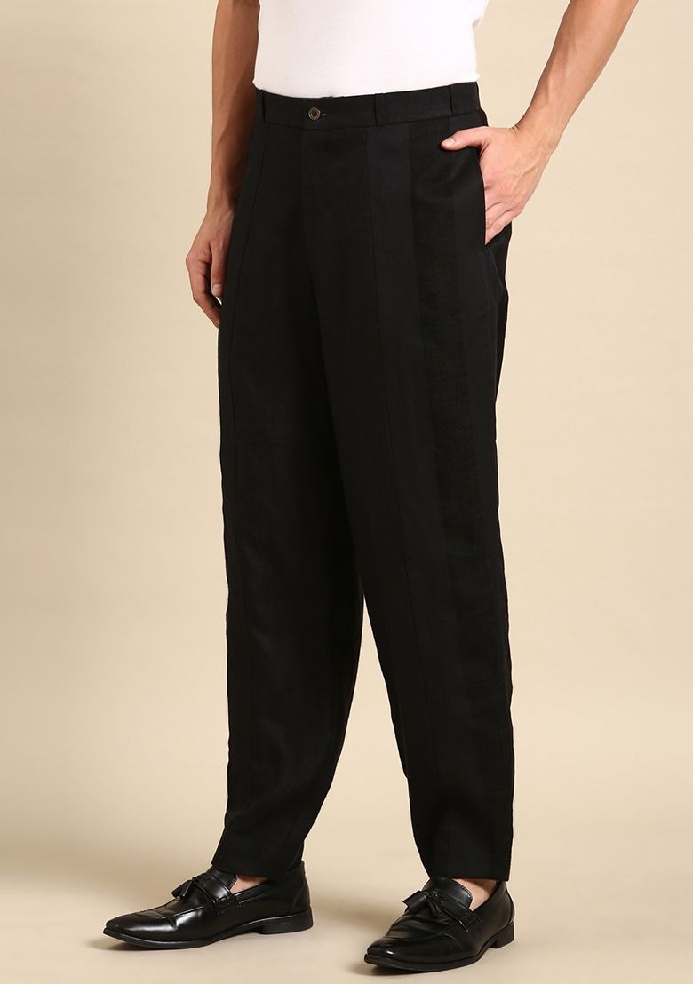 Black Linen Pants For Men