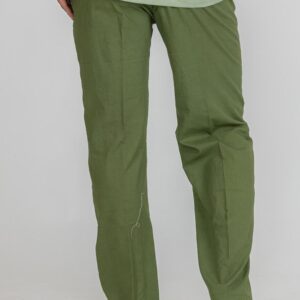 Green Solid Dusty Mist Pajama For Men - Image 2