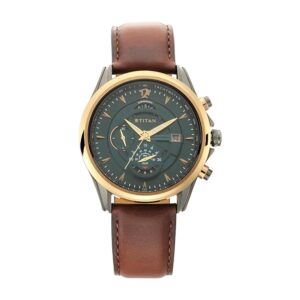 Titan Maritime Analog Green Dial Men's Watch - Image 1