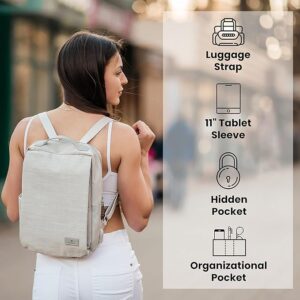 Nordace Siena II Mini Smart Travel Backpack for Women - Image 2