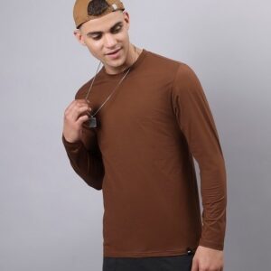 Men's Brown T-shirt full sleeves T-shirt
