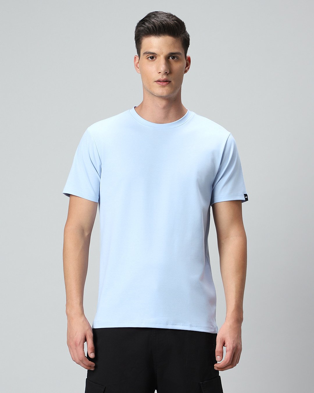Men's Blue T-shirt | Plain Tshirt for Men