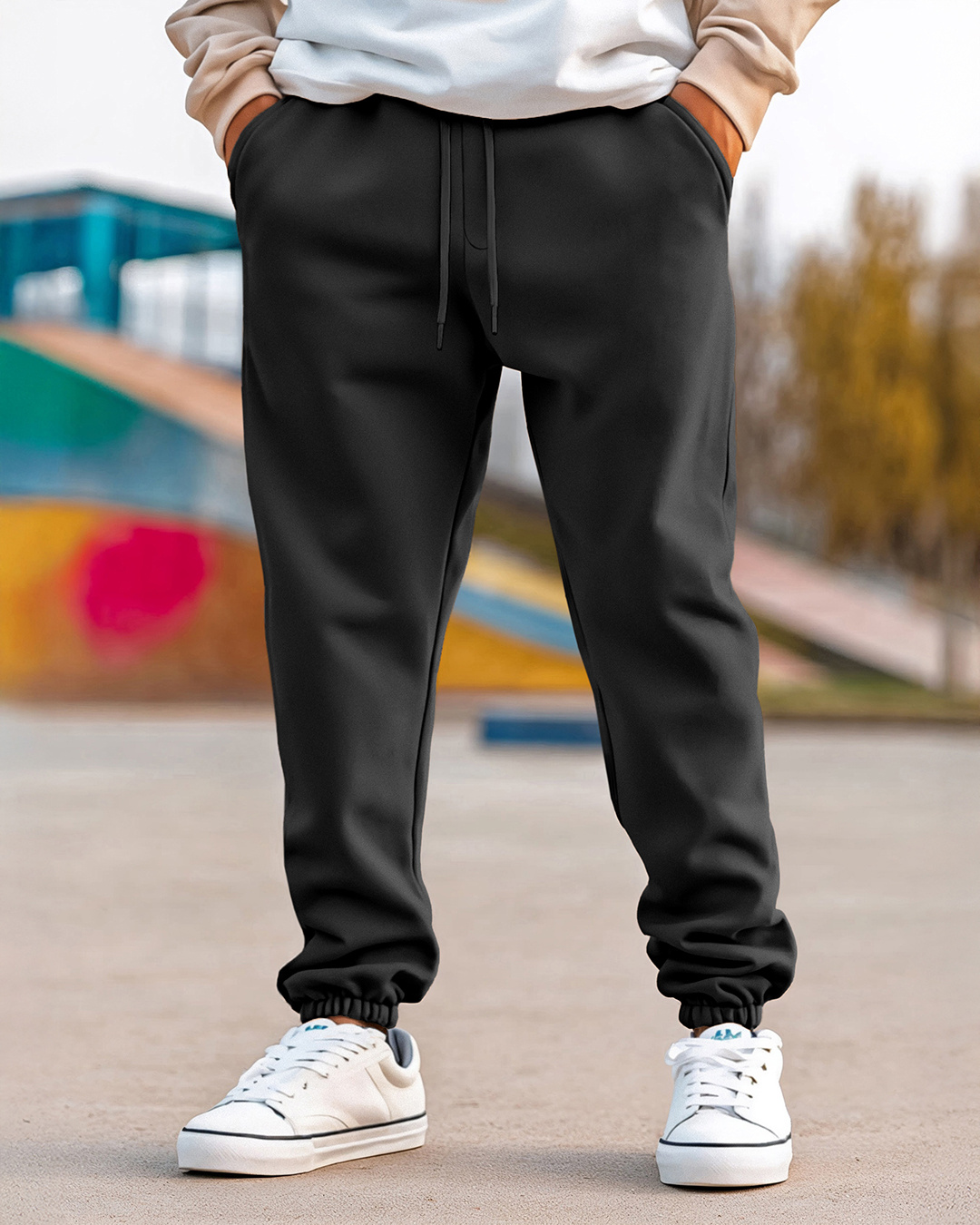 Buy Men's Black Oversized Joggers Online
