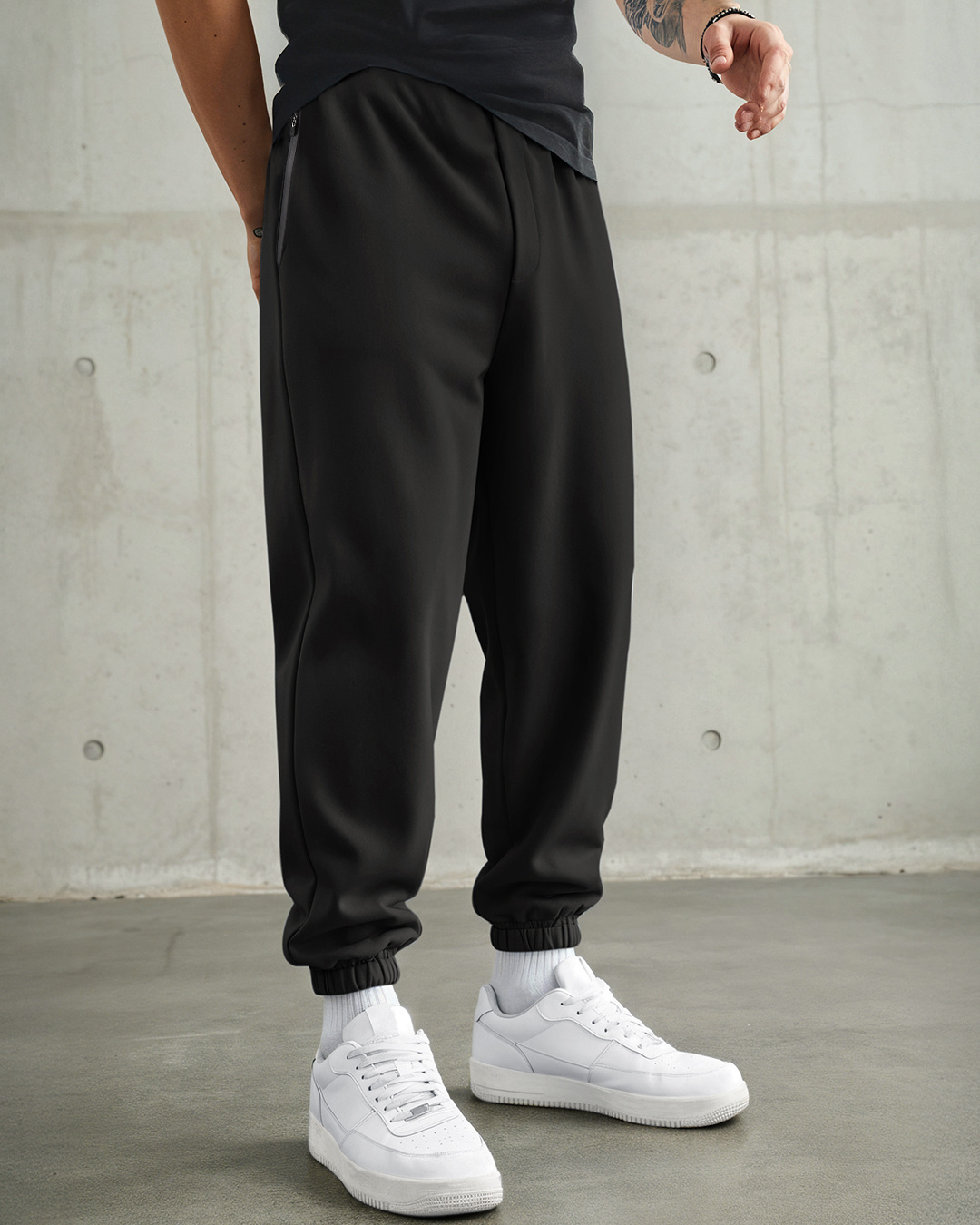 Buy Men's Black Oversized Joggers Online