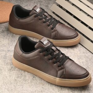HRX by Hrithik Roshan Men Round Toe Mid-Top Lace-Ups Sneakers