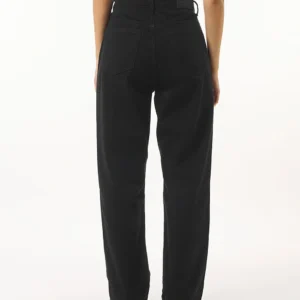 Women's Black Baggy Wide Leg Jeans - Image 2